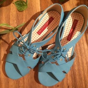 Blue Sandals
